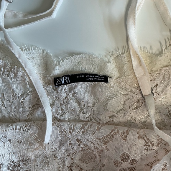 Zara Lace Tank Sz Medium - Picture 4 of 5